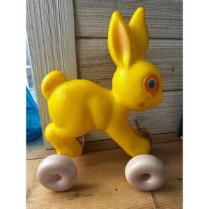 Vintage Rosbro Rabbit Pull Toy